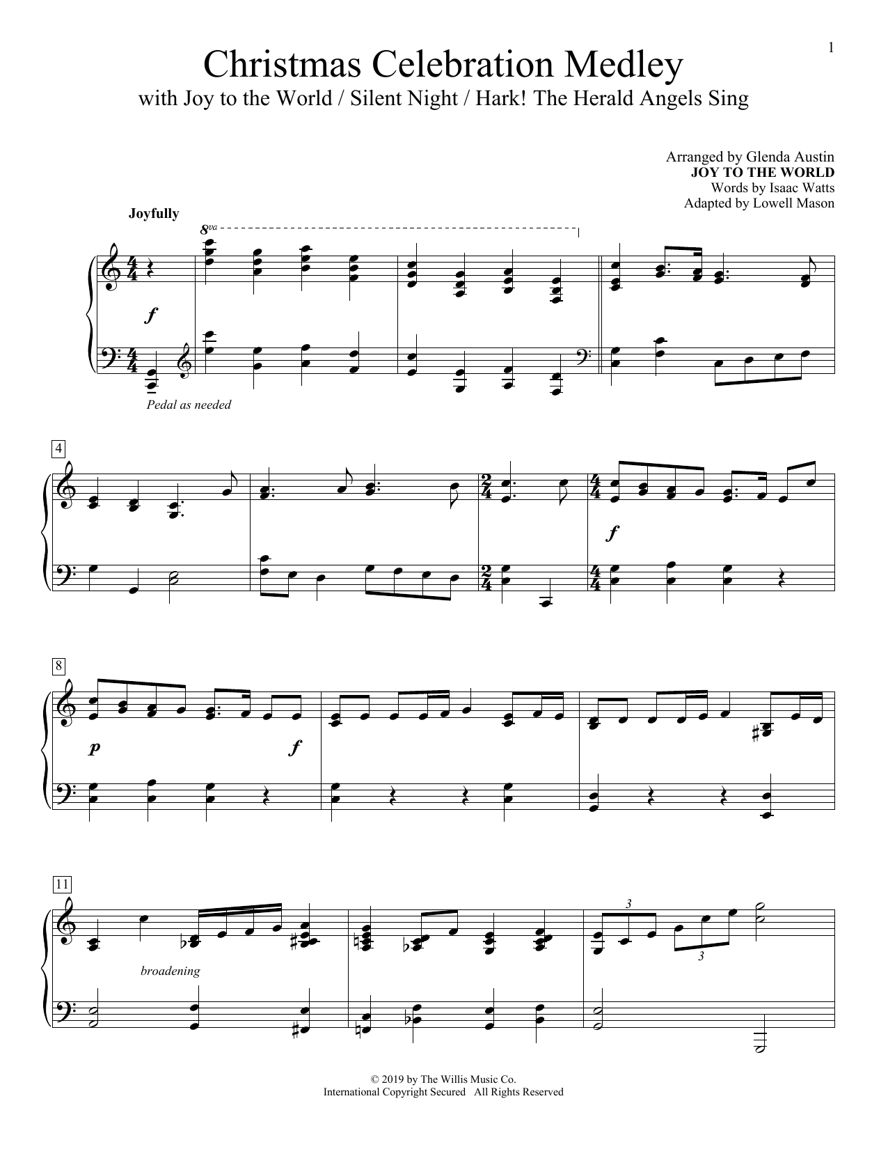 Produktbild zu: Christmas Celebration Medley