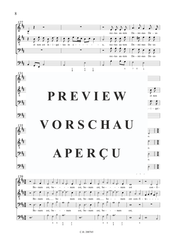 Produktgalerie: Seite 9 von 11 Bonum est confiteri Domino (Psalm 91), , Gemischter Chor ATB und BC