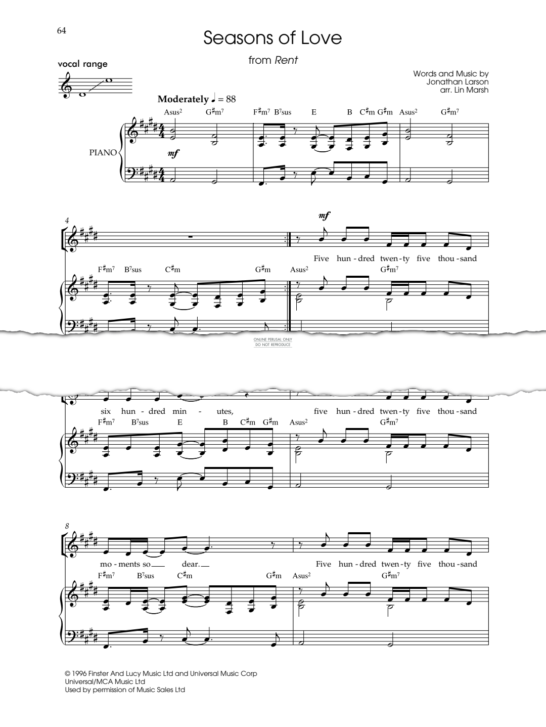 Produktbild zu: Seasons Of Love
