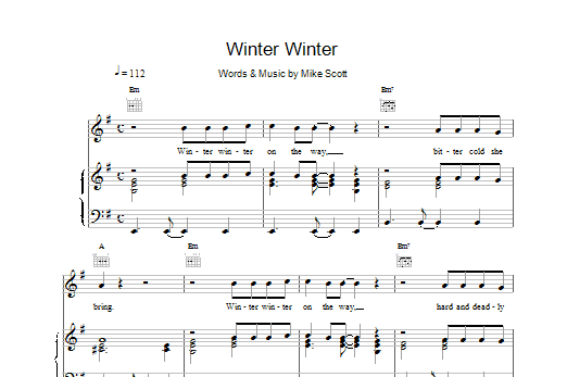 Produktgalerie: Seite 1 von 1 Winter Winter, The Waterboys, Gesang, Gitarre, Klavier