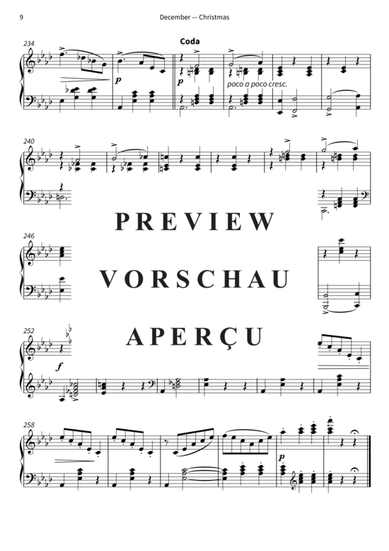 Product gallery: Page 12 of 12 December - Christmas - The Seasons, Op. 37b, No. 12 , , Piano Solo