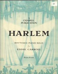 cover: Harlem, Eddie Carroll, Klavier