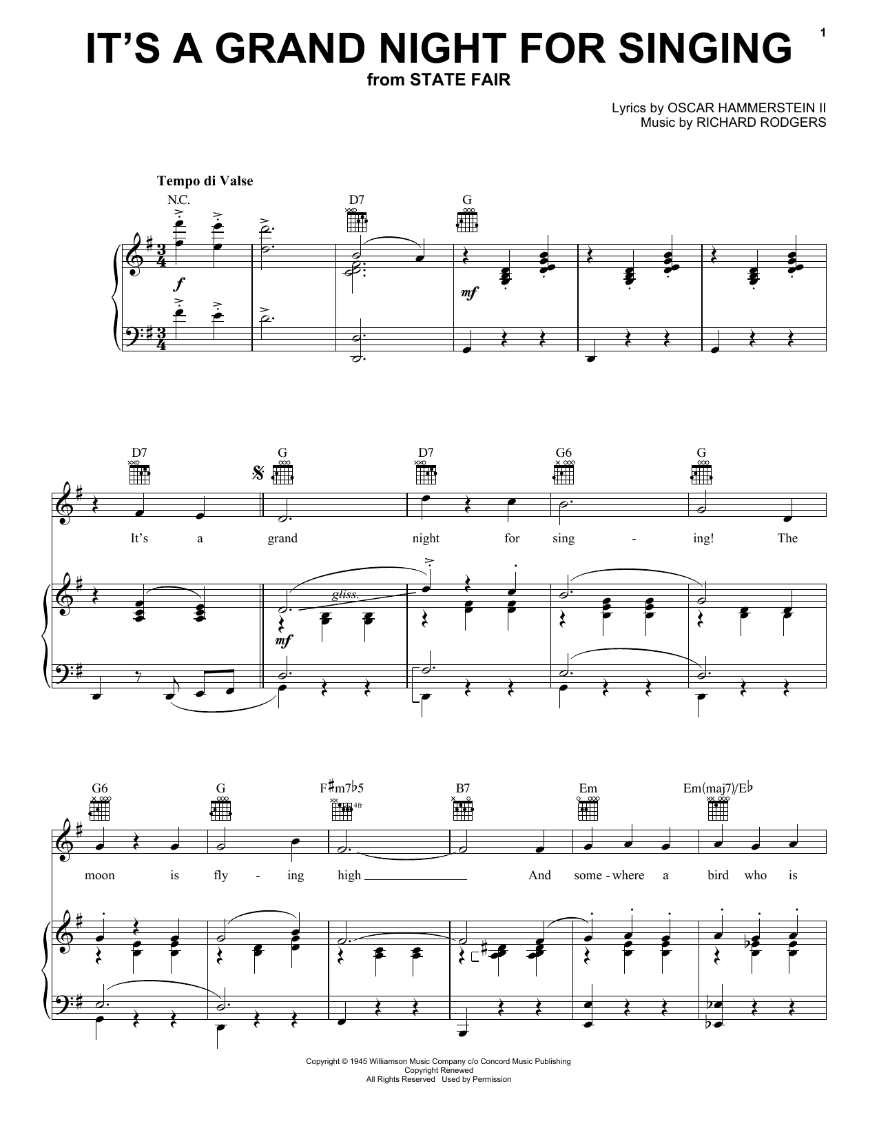 Product picture to: It's A Grand Night For Singing