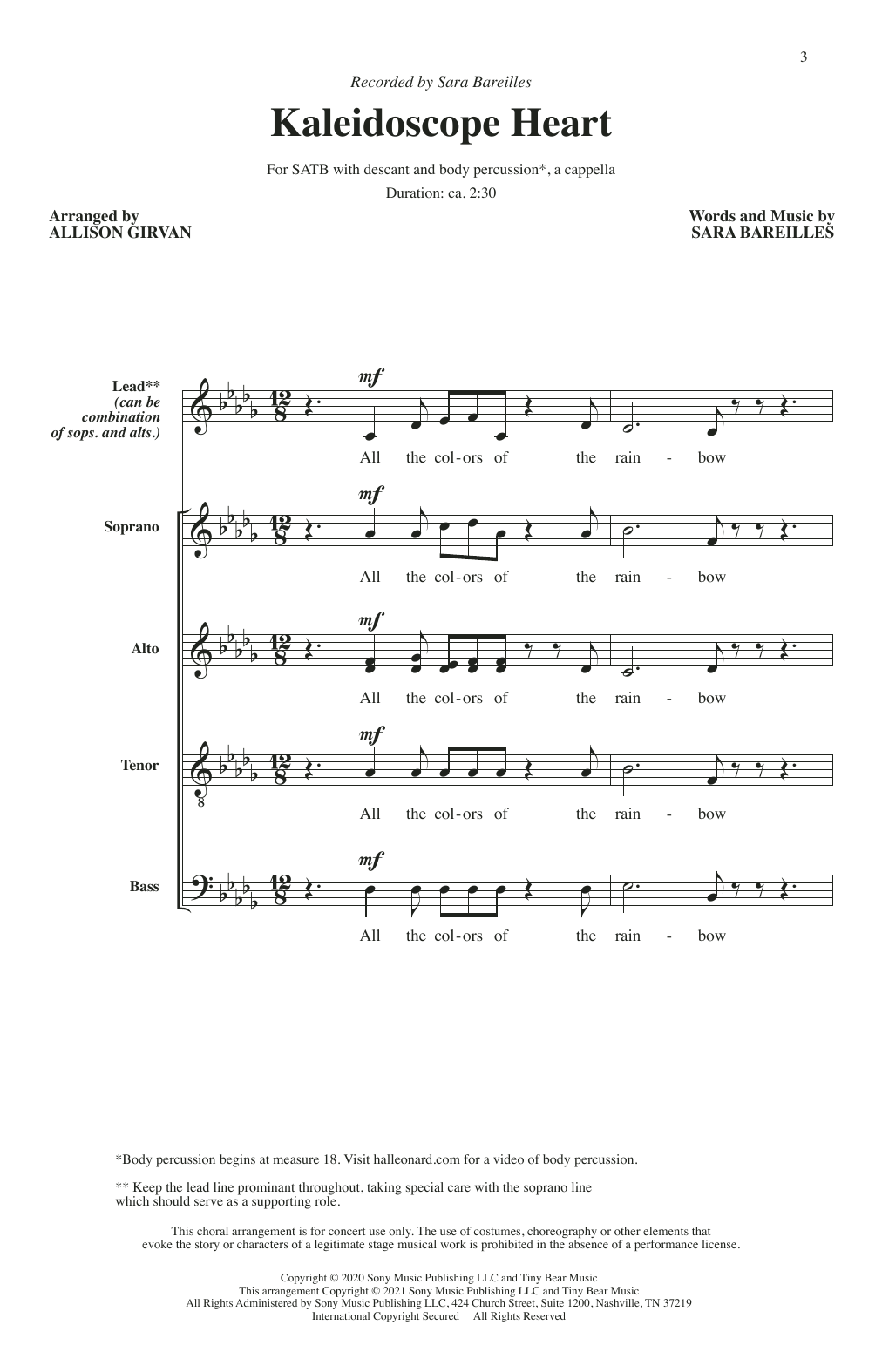 Product picture to: Kaleidoscope Heart (arr. Allison Girvan)