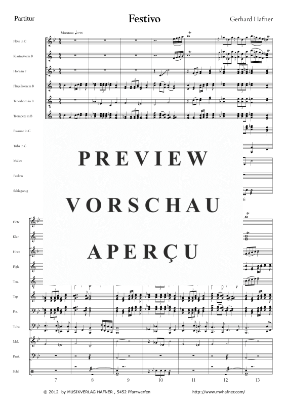 Product gallery: Page 6 of 11 Festivo, , (large wind orchestra)