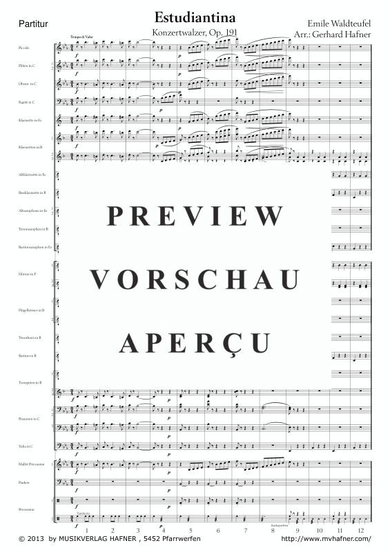 Product gallery: Page 6 of 11 Estudiantina, , (large wind orchestra)