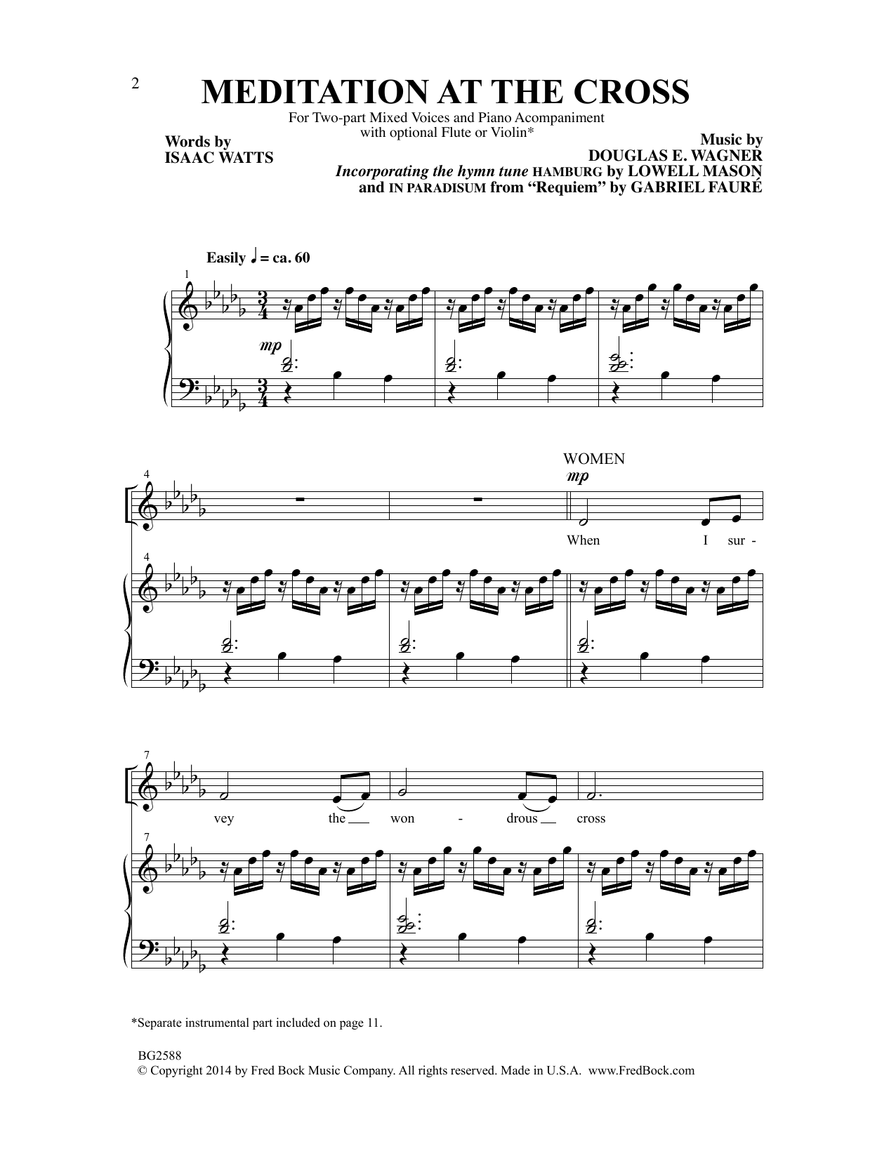 Produktbild zu: Meditation At The Cross