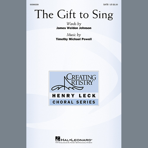 cover: The Gift To Sing, James Weldon Johnson and Timothy Michael Powell, Chor