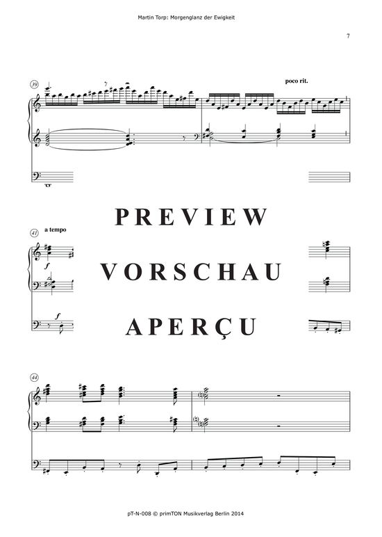 gallery: Morgenglanz der Ewigkeit (2013) , ,  (Orgel Solo)