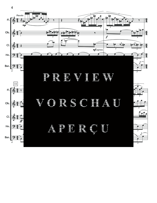 Produktgalerie: Seite 8 von 11 Rite of Spring for, The , , (Holzbläser Quintett)