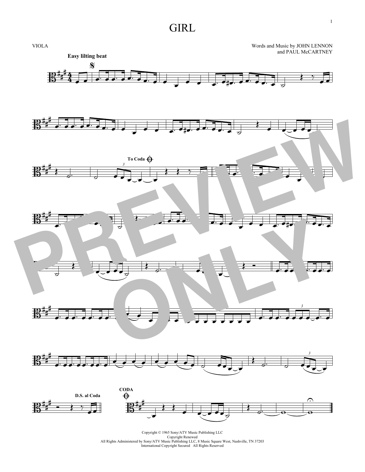 Product gallery: Page 1 of 1 Girl, The Beatles