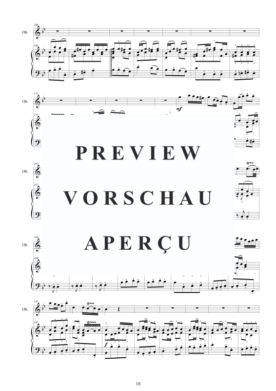 Product gallery: Page 11 of 11 Oboe Concerto No.8 in G-Moll Op.9, , Flute and Harpsichord/Piano