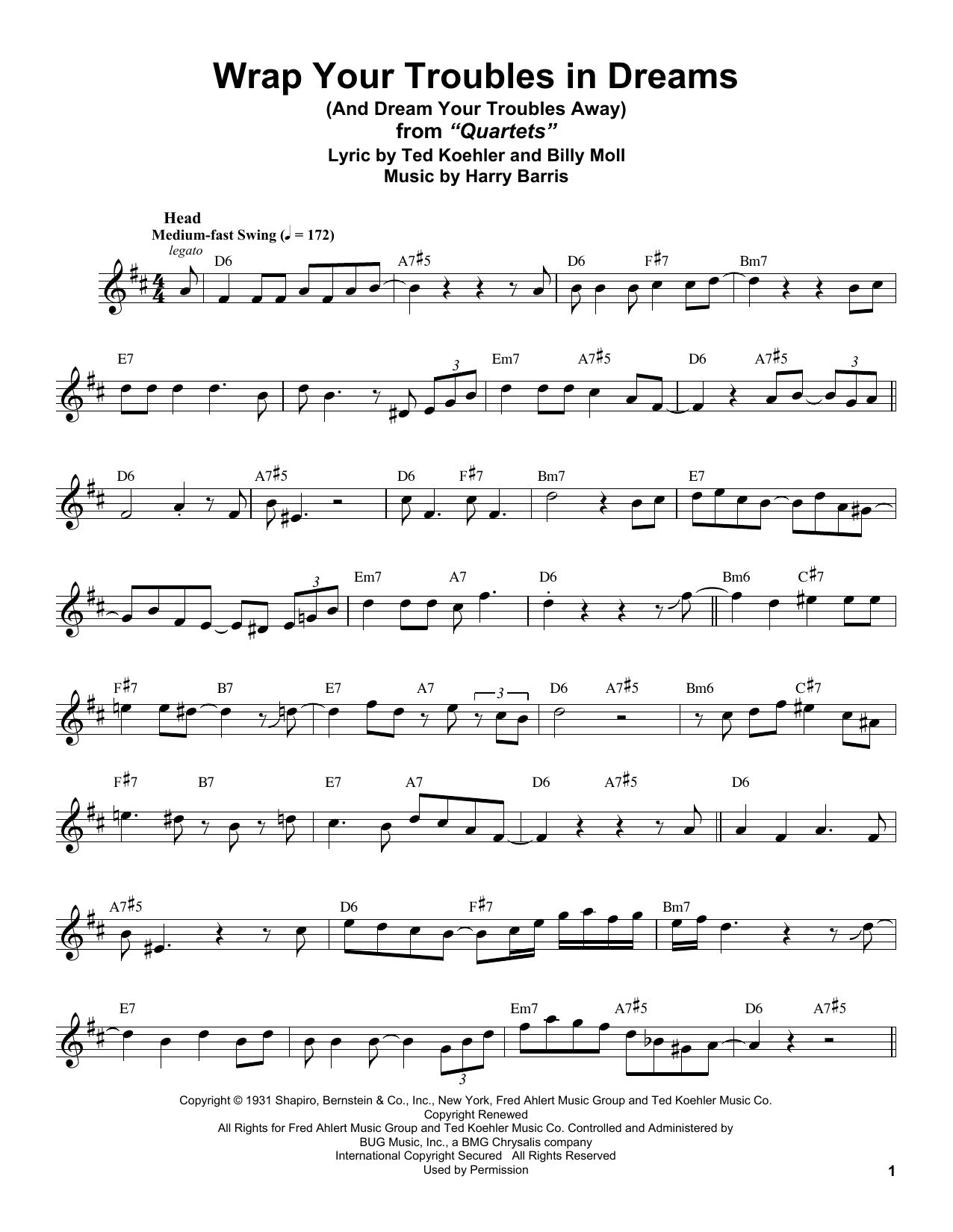 Product gallery: Page 1 of 1 Wrap Your Troubles In Dreams (And Dream Your Troubles Away), Stan Getz