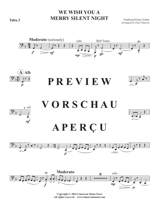 Product gallery: Page 16 of 17 We Wish You a Merry Silent Night , , (Tuba Quartett EETT)