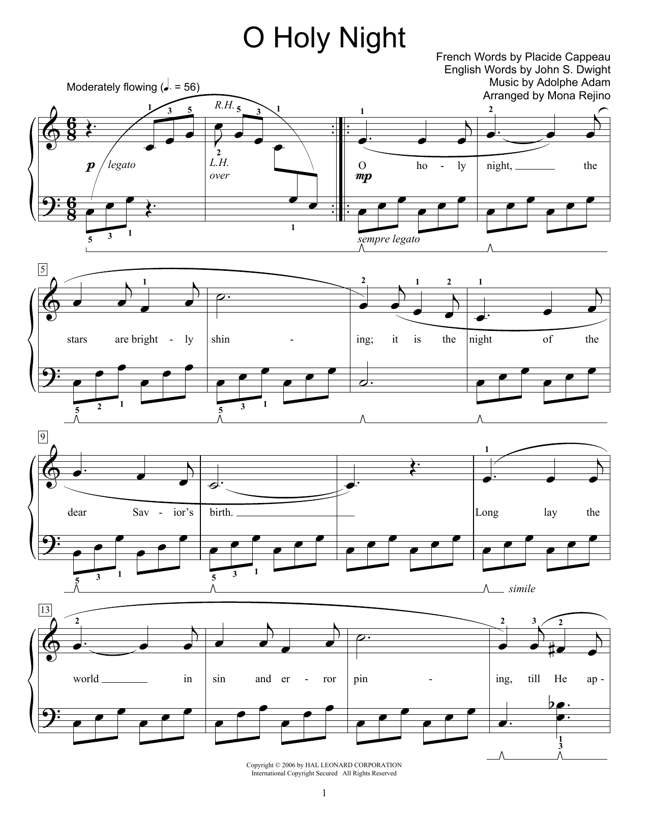 Product gallery: Page 1 of 1 O Holy Night, Adolphe Adam