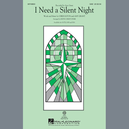 cover: I Need A Silent Night (arr. Keith Christopher), Amy Grant