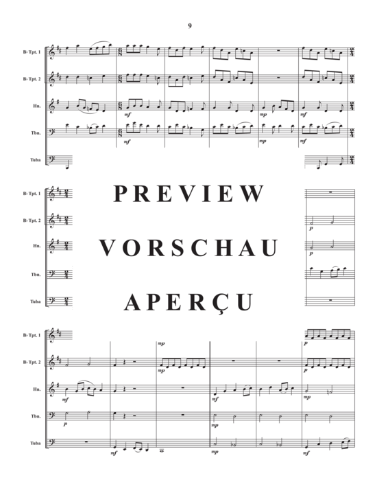Produktgalerie: Seite 11 von 27 Three Times Five , , (Blechbläser Quintett)