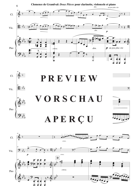 Product gallery: Page 7 of 31 Deux Pièces: Romance et Gavotte , , (2 parts + piano)