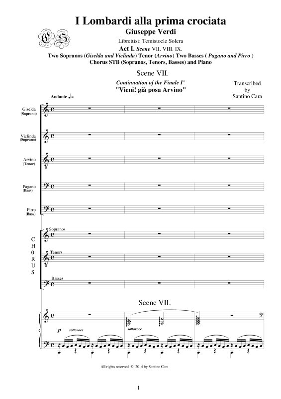 Produktbild zu: I Lombardi - (Act 1- Scenes VII-VIII-IX)Giuseppe Verdi