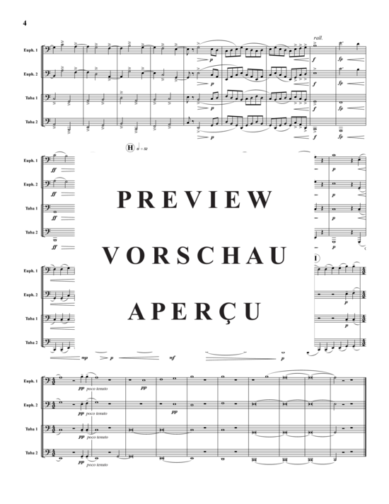 Product gallery: Page 5 of 17 Study on a theme from Peter Grimes , , (Tuba Quartet: 2x Baritone, 2xTuba)