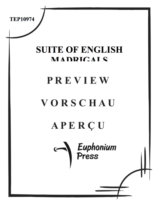 Product gallery: Page 2 of 21 Suite of English Madrigals , , (Tuba Quintet EETTT)
