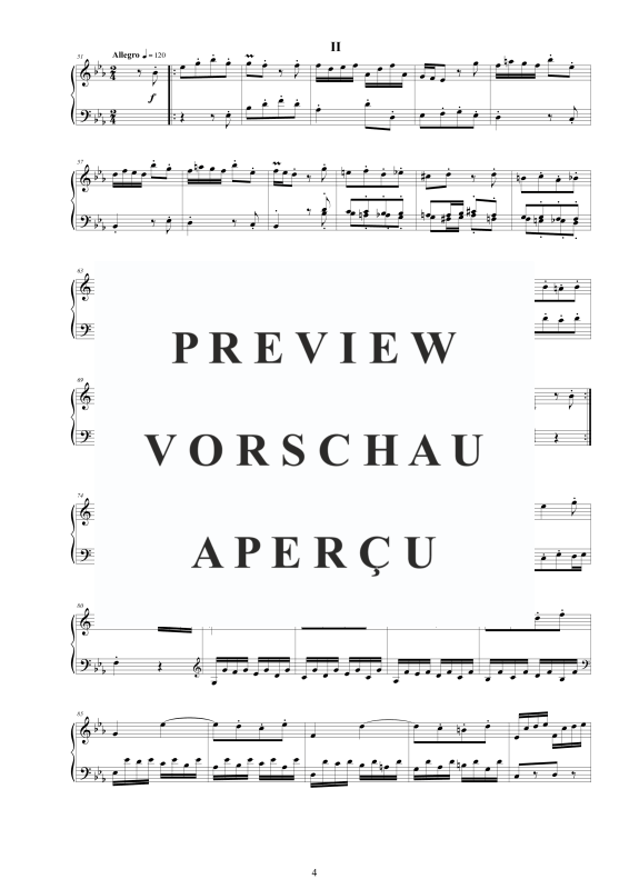 Produktgalerie: Seite 5 von 8 Cembalo Sonate in Es-Dur, , Cembalo/Klavier Solo