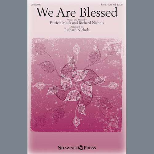 cover: We Are Blessed, Richard Nichols, Chor