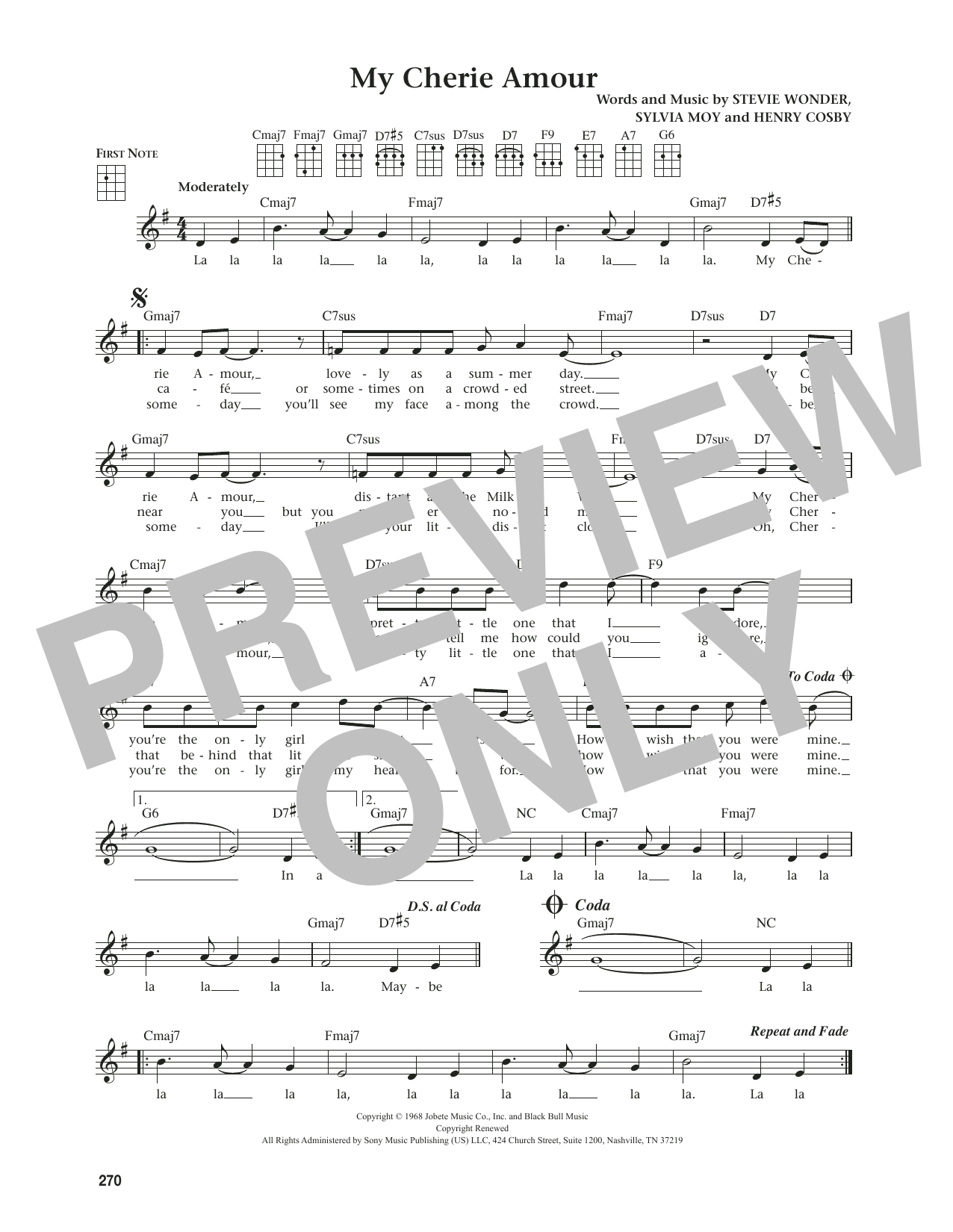 Produktgalerie: Seite 1 von 1 My Cherie Amour (from The Daily Ukulele) (arr. Jim Beloff), Stevie Wonder, Ukulele