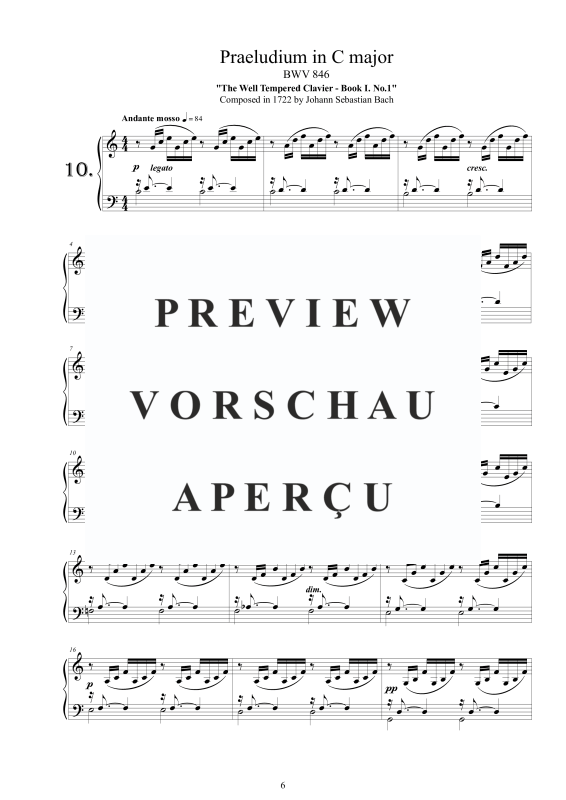Produktgalerie: Seite 7 von 11 6 Kleine Präludien, , Klavier Solo