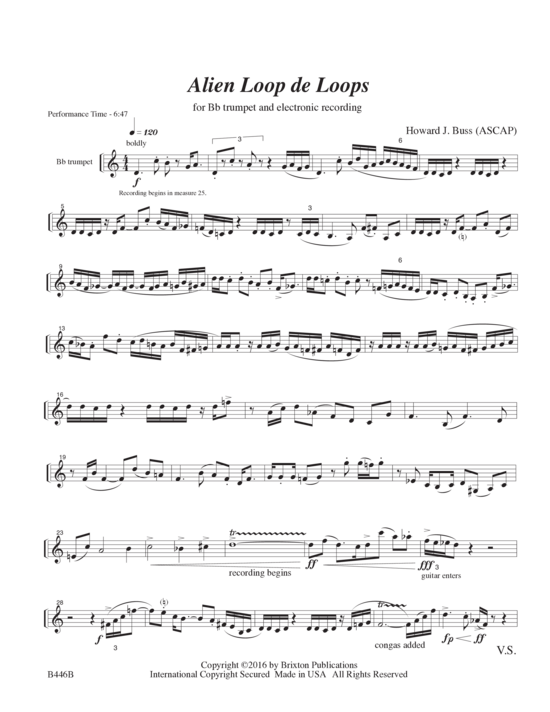 gallery: Alien Loop de Loops , , (Trompete und elektronische Aufzeichnung)