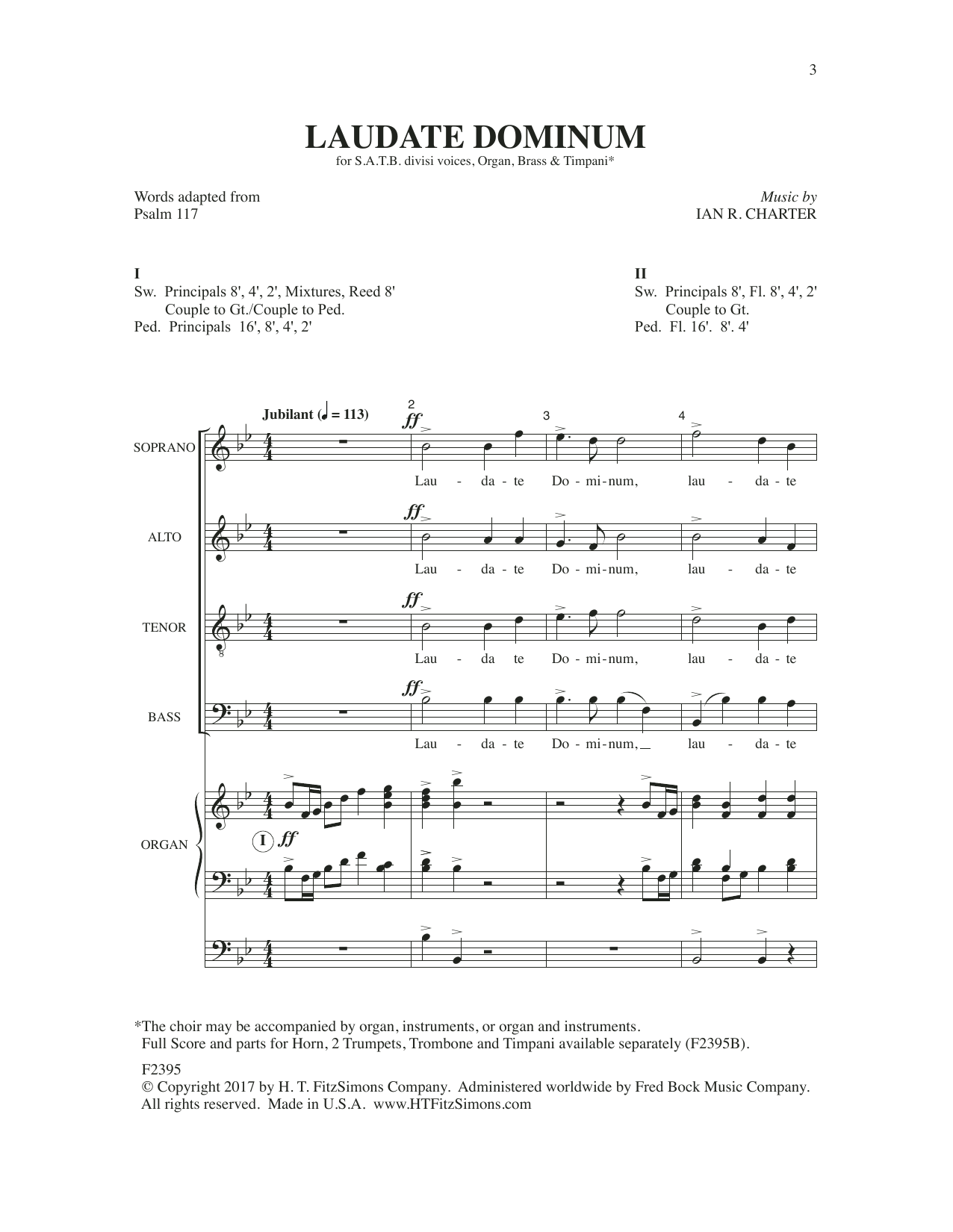 Produktgalerie: Seite 1 von 1 Laudate Dominum, Ian R. Charter, Chor