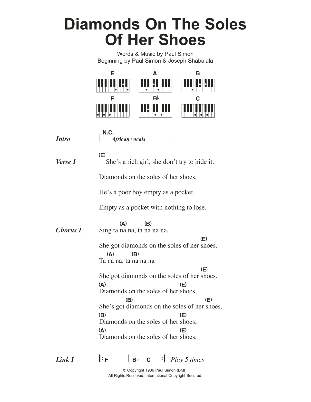 Produktbild zu: Diamonds On The Soles Of Her Shoes