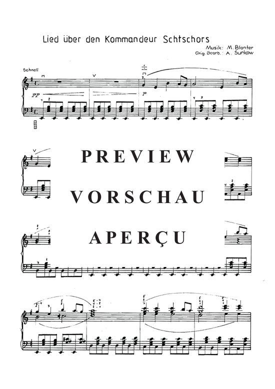 Product gallery: Page 4 of 5 Lied über den Kommandeur Schtschors , , (accordion)