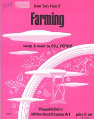 cover: Farming (from 'Let's Face It'), Cole Porter