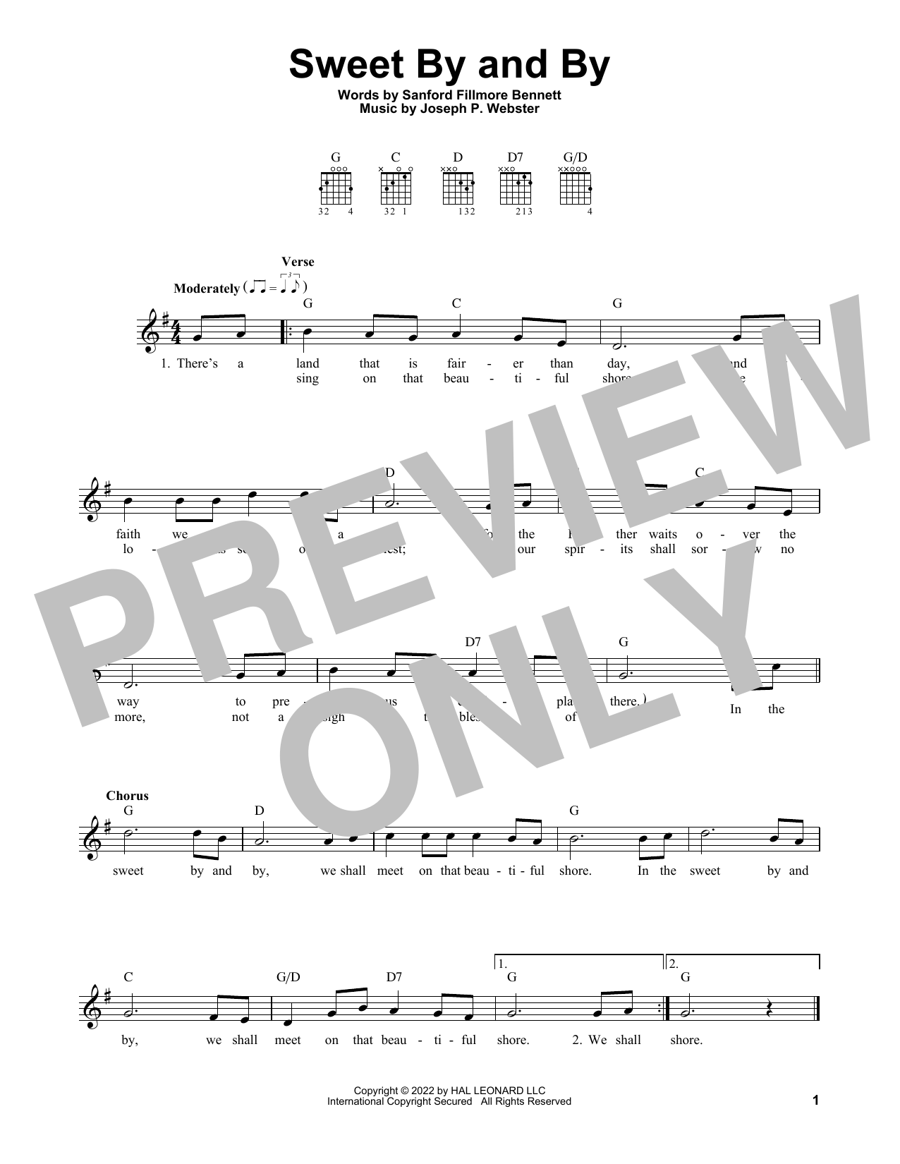 Produktbild zu: Sweet By And By