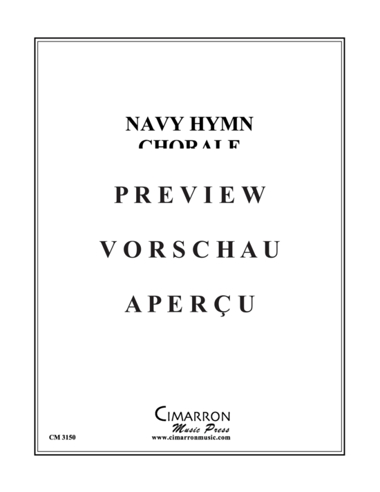Produktgalerie: Seite 2 von 8 Navy Hymn Chorale , , (Blechbläserquartett)