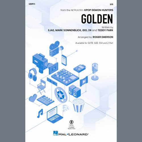 Produktbild zu: Golden (from KPop Demon Hunters) (arr. Roger Emerson)