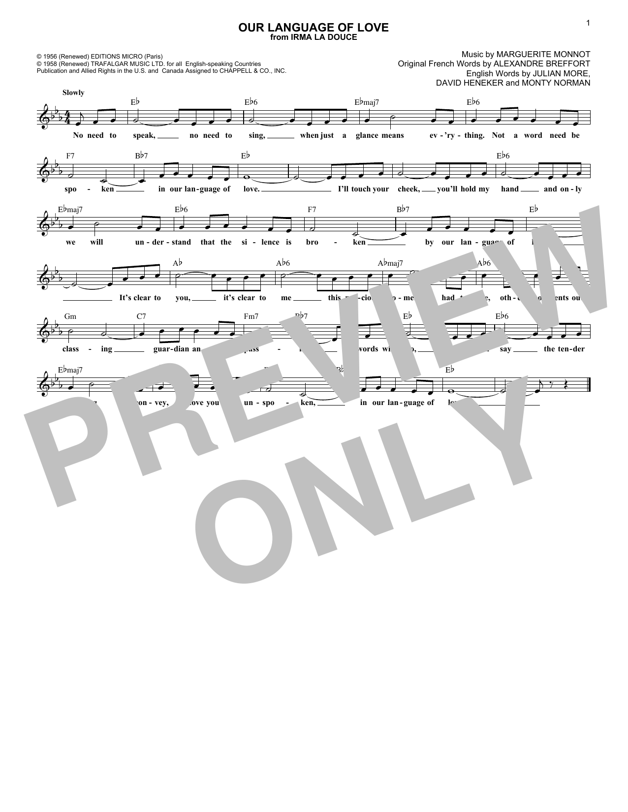 Produktbild zu: Our Language Of Love