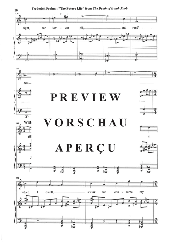 Product gallery: Page 11 of 14 The Future Life from The Death of Isaiah Robb , , (Mezzo-Sopran + Klavier)