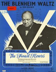 cover: The Blenheim Waltz, Ron Grainer, Klavier