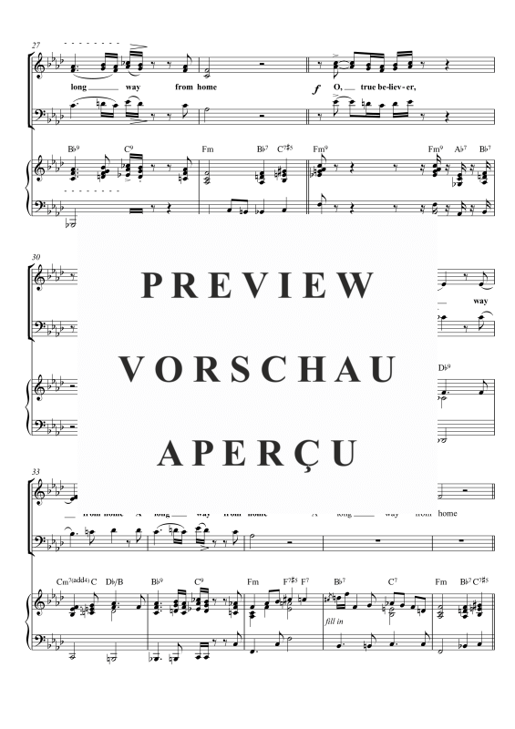 Produktgalerie: Seite 10 von 11 Sometimes I Feel Like a Motherless Child, , Gemischter Chor SAB, Sopran Solo und Klavier