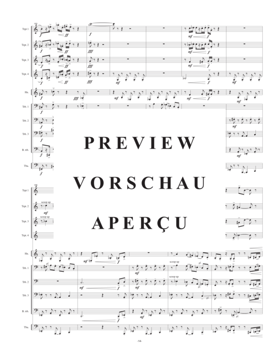 Product gallery: Page 17 of 21 Brom Bones (10-stimmiger Blechbläserchor) (4 Trompeten, 1 Horn, 3 Posaunen, 1 Bassposaune, 1 Tuba) , , )