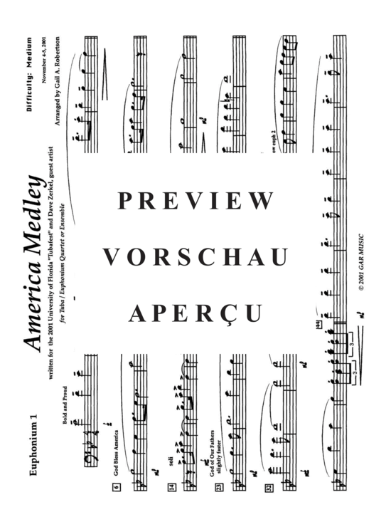 Product gallery: Page 9 of 21 American Medley , , (Tuba Quartett EETT)