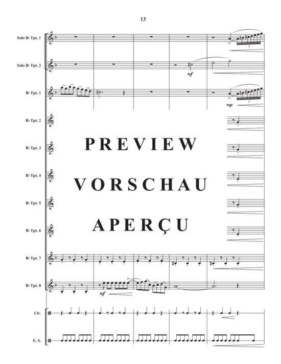 Product gallery: Page 15 of 21 Ripples , , (trumpet ensemble, 8 parts + 2x trumpet in Bb solo)