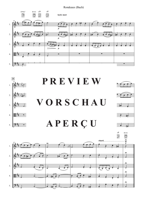 Produktgalerie: Seite 5 von 21 Rondeaux , , (Quintett flexible Besetzung)