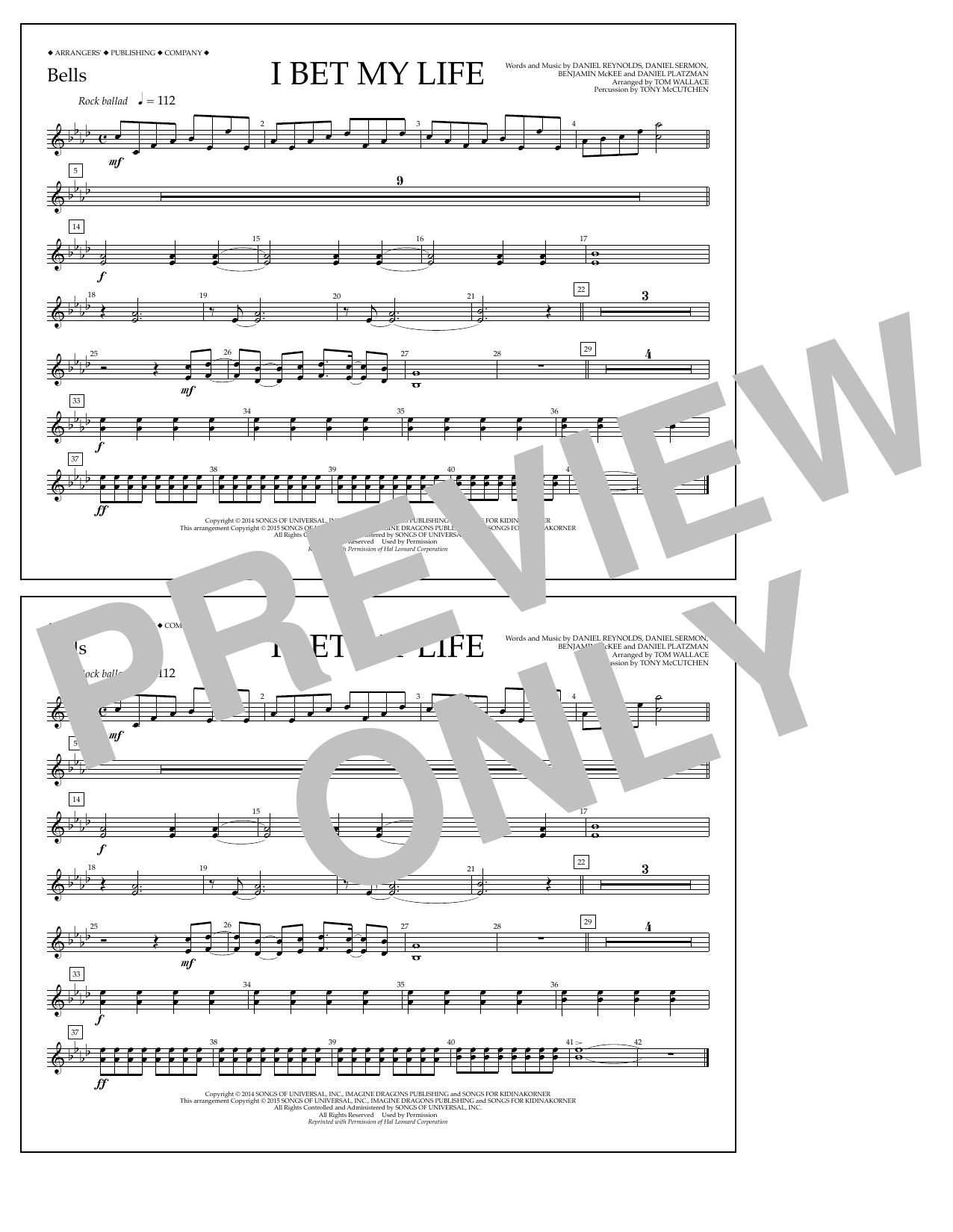 Produktgalerie: Seite 1 von 1 I Bet My Life - Bells, Tom Wallace, Ensemble