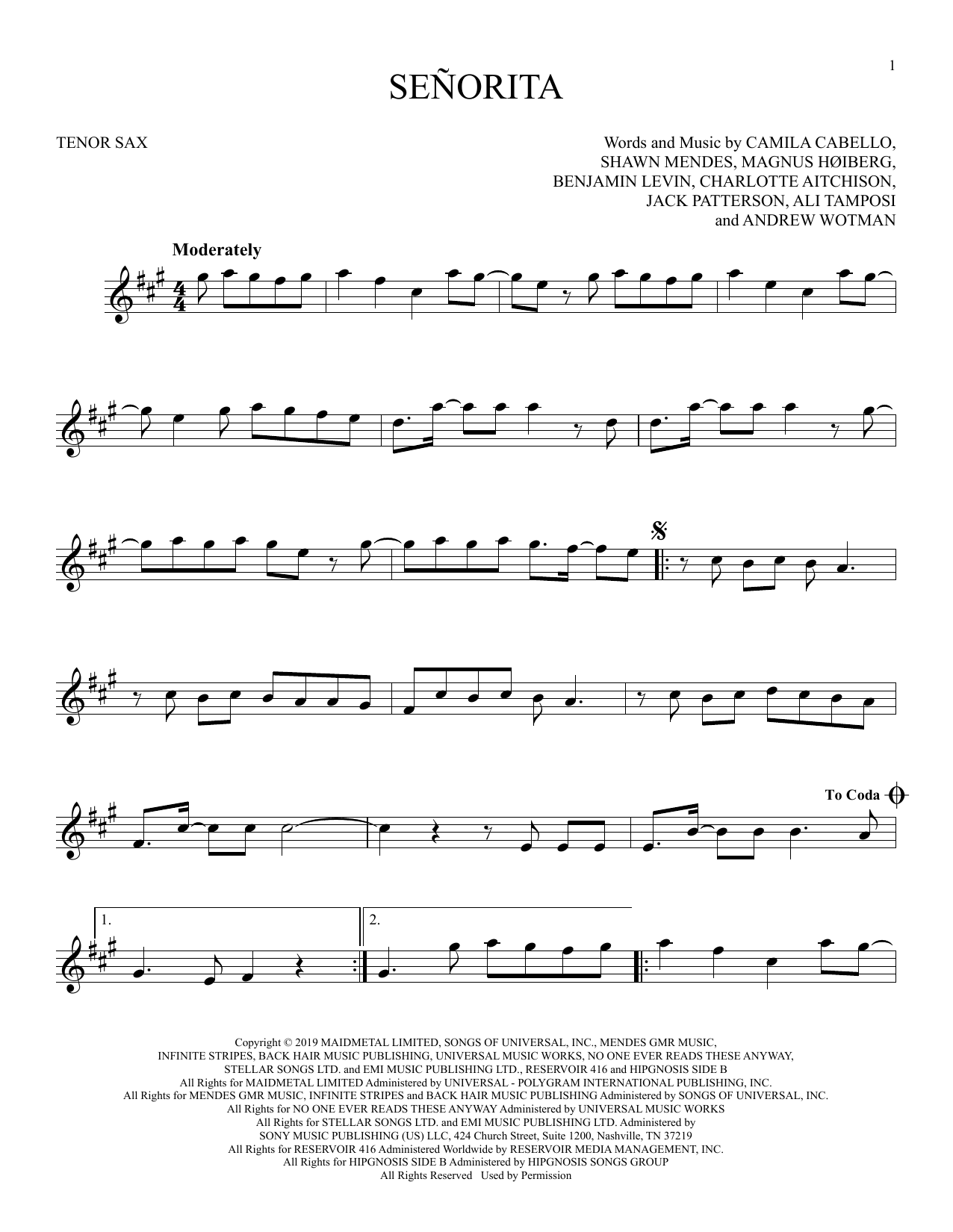 Product gallery: Page 1 of 1 Señorita, Shawn Mendes and Camila Cabello