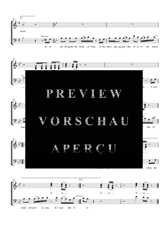 gallery: Jeremiah, , Gemischter Chor SAM/Solo opt. und Klavier