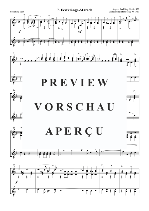 Produktgalerie: Seite 5 von 7 Festklänge-Marsch, , Posaunenchor