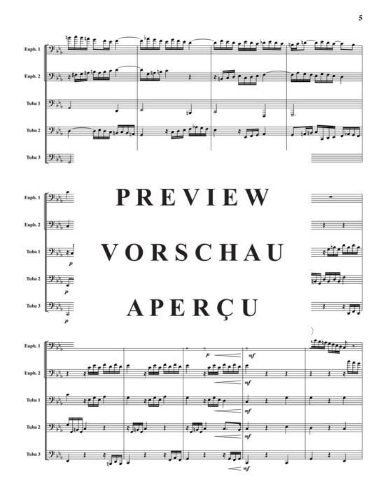 Product gallery: Page 6 of 21 Passacaglia in C-Moll , , (Tuba-Ensemble: Baritone/Pos+Tuba)